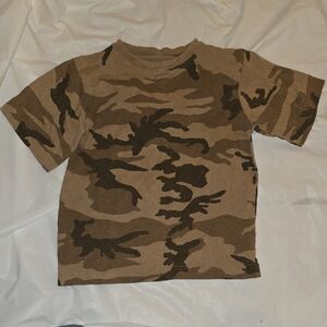 Basic Solutions Boys Camo Tee Size4/5